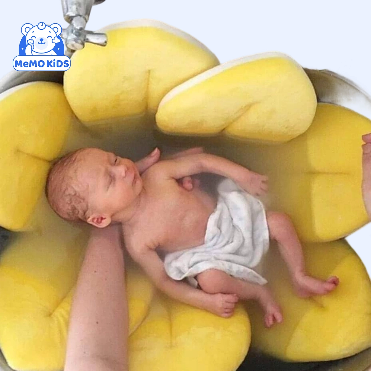 وردة استحمام للبيبي – ليفة استحمام ناعمة وآمنة للبشرة الحساسة - الصورة 2